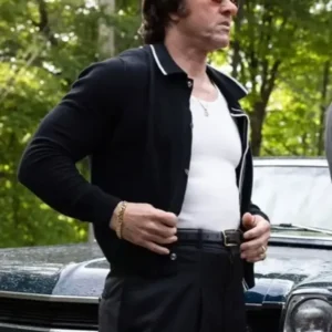 By Any Means 2026 Mark Wahlberg Black Jacket
