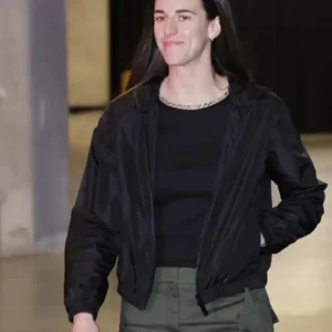 Caitlin Clark New York Liberty v Indiana Fever Black Jacket