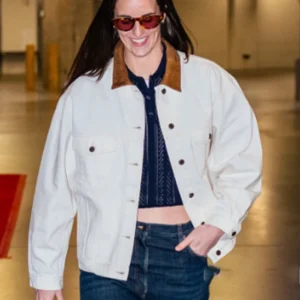 Caitlin Clark Prada Denim Blouson Jacket