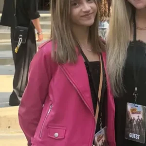 Camp Rock 3 Premiere Chyler Emery Pink Jacket