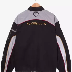 Disney Kingdom Hearts Moto Black Track Full-Zip Jacket