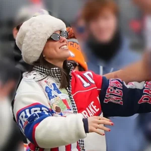 Drake Maye Wife NFL Team New England Patriots Jacket On Sale