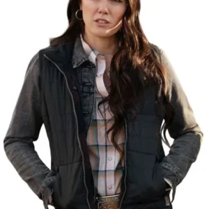 Eden Brolin Black Quilted Vest
