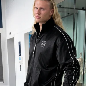 Erling Haaland Manchester 2026 Black Tracksuit
