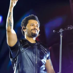 European 2026 The Weeknd Favorite Indie Video Game Black Leather Vest