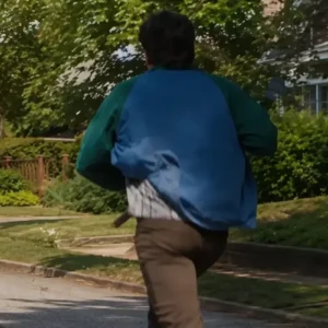 Ewan McGregor Movie The End of Oak Street 2026 Grge Blue and Green Fleece Bomber Jacket On Sale