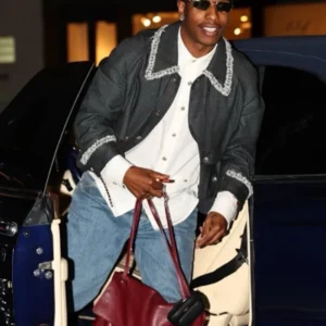 Fall and Winter 2026 A$AP Rocky Navy Blue Plaid Coat For Men and Women