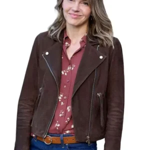 Finds You 2026 Alex Love Brown Biker Jacket