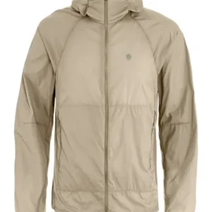 Fjallraven Keb Latt Wind Beige Full-Zip Hooded Jacket