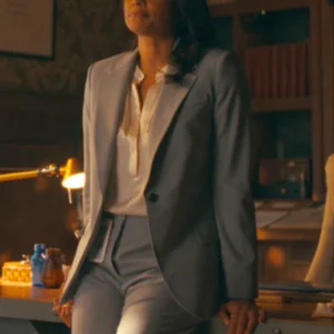 General Hospital 2026 Finola Hughes Grey Blazer