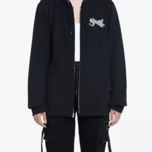 Ghost Bat Wing Girls Hoodie