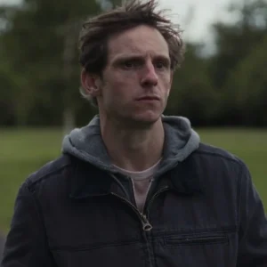 Half Man S01 Jamie Bell Black Jacket Front