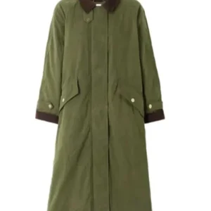 Hannah Einbinder TV Series Hacks S05 Ava Daniels Green Cotton Coat