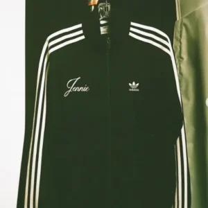 JENNIE x Adidas Superstar Square Ballet Cropped Black Jacket