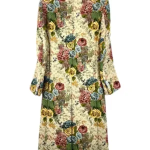Jaafar Jackson 2026 Louis Vuitton Floral Long Coat On Sale
