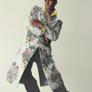 Jaafar Jackson Louis Vuitton Floral Coat