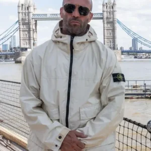 Jason Statham Mutiny Movie Tower Bridge White Jacket