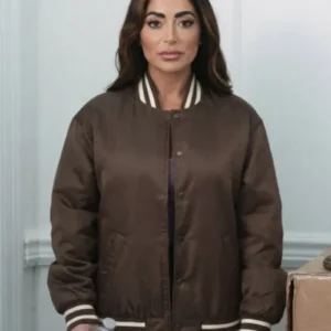 Jersey Shore Family Vacation Angelina Pivarnick Bomber Jacket