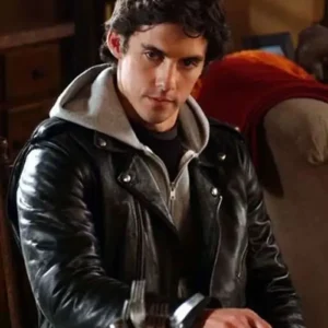 Jess Mariano Gilmore Girls Milo Ventimiglia Black Biker Leather Jacket