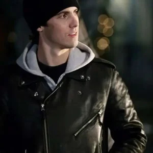 Jess Mariano Gilmore Girls Milo Ventimiglia Black Biker Leather Jacket Sale