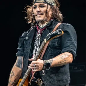 Johnny Depp UK Tour 2026 Hollywood Vampires Denim Vest