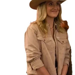 Keepin Country Cool Lainey Wilson Denim Jacket Front