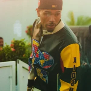 KidSuper McDonald Chris Brown Moto Jacket