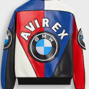 Kith x AVIREX BMW Multicolor Leather Jacket