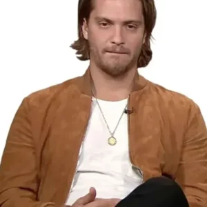 Luke Grimes Yellowstone Kayce Dutton Brown Bomber Jacket For Sale