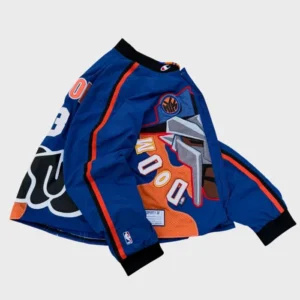 MF DOOM x New York Knicks 2026 Champions Blue Bomber Jacket For Men and Women