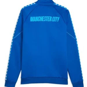 Manchester Striker 2026 Erling Haaland Blue Full-Zip Track Jacket