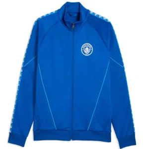 Manchester Striker 2026 Erling Haaland Blue Full-Zip Track Jacket For Men and Women