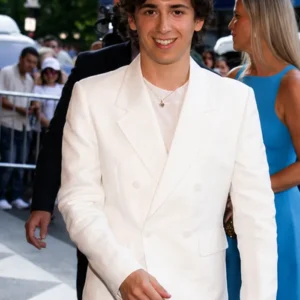 Marcello Hernández NYC 72 Hours Premiere 2026 White Blazer For Men