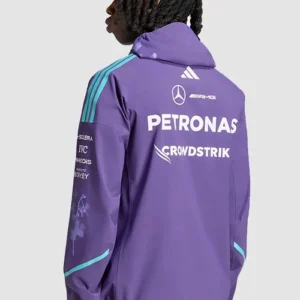 Mercedes-AMG F1 2026 Vanda Bloom Purple Team Rain Jacket