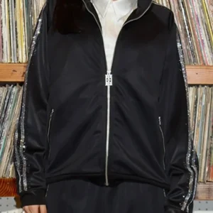 Midnight Gradient Crystal Track Jacket