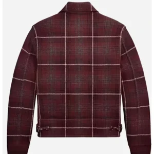 Minka Kelly Ransom TV Series Canyon S02 Plaid Burgundy Bomber Jacket Sale