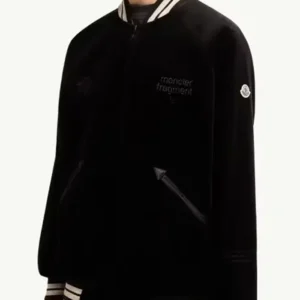 Moncler Fragment Yūgō Embroidered Black Jacket