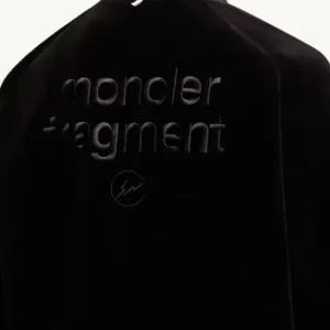 Moncler x Fragment Yūgō Embroidered Souvenir Black Bomber Jacket
