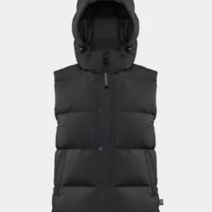 My Life With The Walter Boys S03 Nikki Rodriguez Black Puffer Vest For Sale