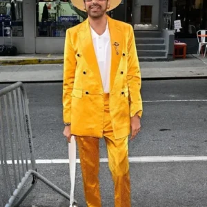 NYC 2026 DJ Cassidy Yellow Suit