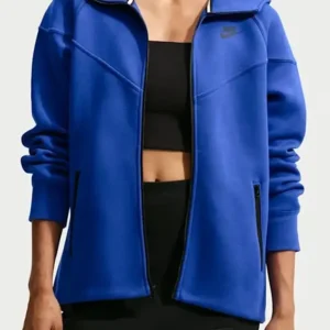 Navy Blue Nike Sportswear Tech Fleece Windrunner Jacket