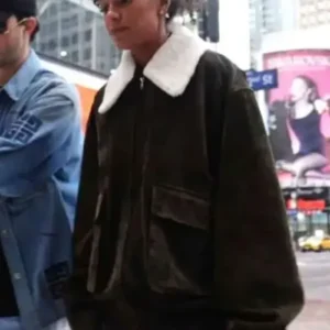 Next Gen NYC S02 Ava Dash Green Suede Jacket