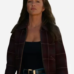 Ransom Canyon S02 Minka Kelly Plaid Jacket