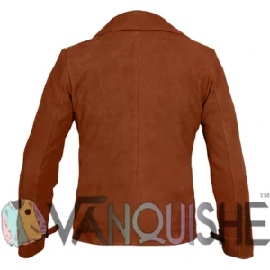 Ransom Canyon S02 Quinn O’Grady Suede Leather Jacket Back Look