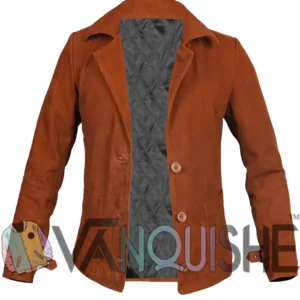 Ransom Canyon S02 Quinn O’Grady Suede Leather Jacket open Look