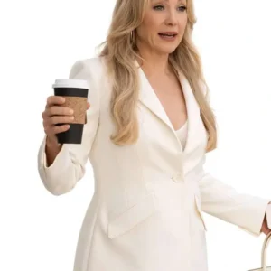 Running Point S02 Kate Hudson White Blazer On Sale