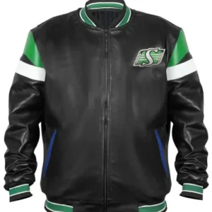 Saskatchewan Roughriders Leather Jacket