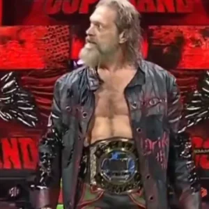 Shop Adam Copeland Edge AEW Grand Slam Mexico event 2026 Leather Long Coat