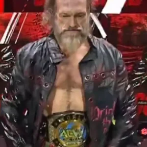 Shop Adam Copeland Edge AEW Grand Slam Mexico event 2026 Leather Long Coat Sale