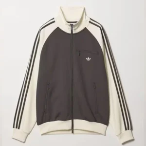 Shop Adidas Beauty and Youth VTG 2026 Brown Track Fleece Jacket For Men and Women